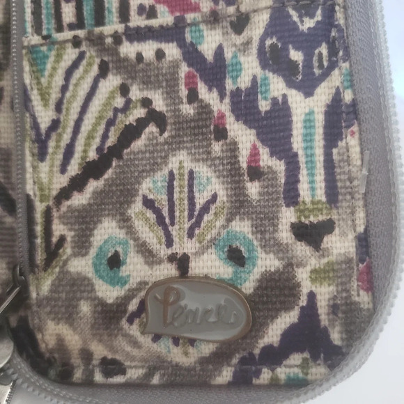 Sakroots Artist Circle Floral Multi-colored Small IPhone Wallet Wristlet. - Picture 6 of 8